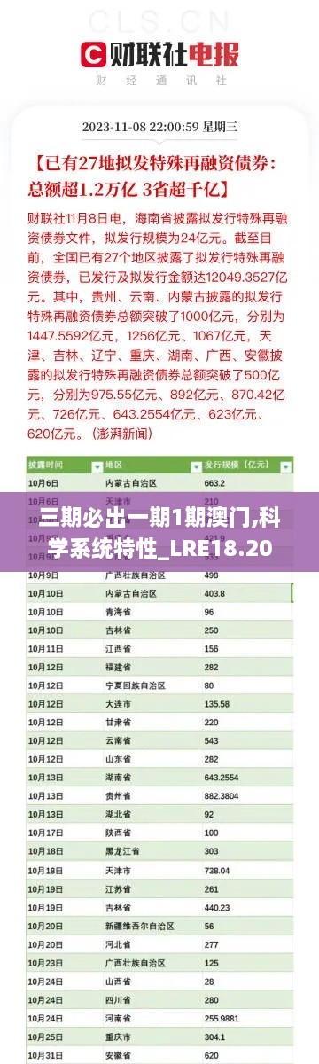 三期必出一期1期澳门,科学系统特性_LRE18.20