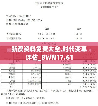 新澳资料免费大全,时代变革评估_BWN17.61