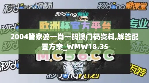 2004管家婆一肖一码澳门码资料,解答配置方案_WMW18.35