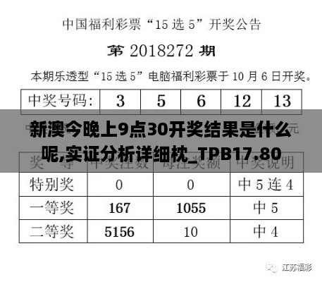 新澳今晚上9点30开奖结果是什么呢,实证分析详细枕_TPB17.80