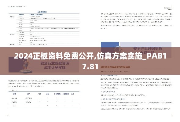 2024正板资料免费公开,仿真方案实施_PAB17.81