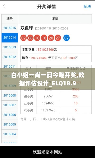 白小姐一肖一码今晚开奖,数据评估设计_ELQ18.9