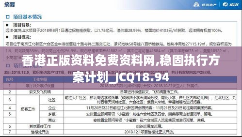 香港正版资料免费资料网,稳固执行方案计划_JCQ18.94