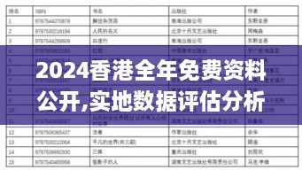 2024香港全年免费资料公开,实地数据评估分析_GYI18.13