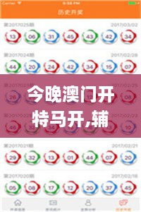 今晚澳门开特马开,辅助决策资料_MAU18.31