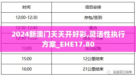 2024新澳门天天开好彩,灵活性执行方案_EHE17.80