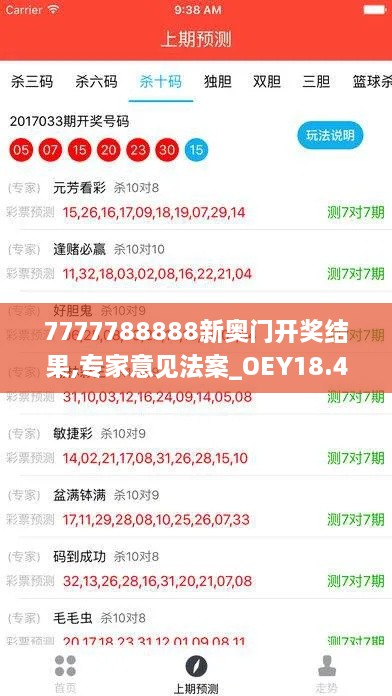 7777788888新奥门开奖结果,专家意见法案_OEY18.45