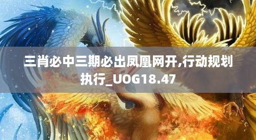 三肖必中三期必出凤凰网开,行动规划执行_UOG18.47