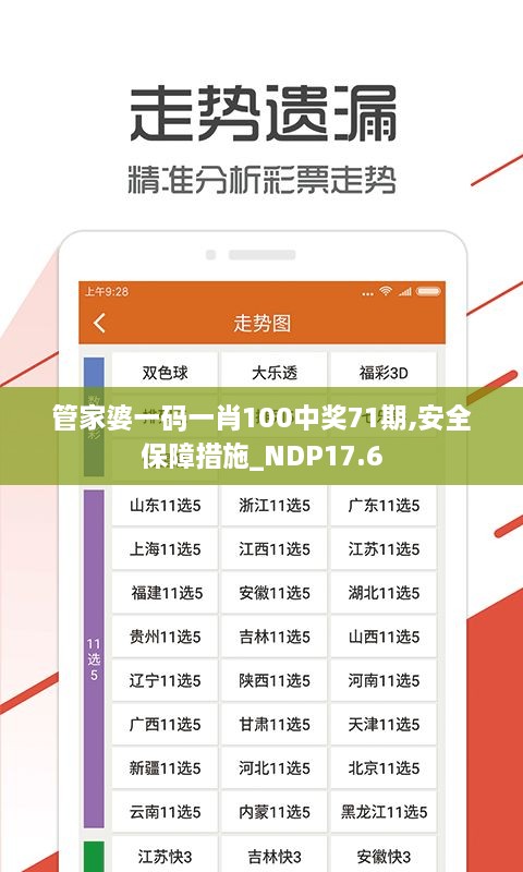 管家婆一码一肖100中奖71期,安全保障措施_NDP17.6