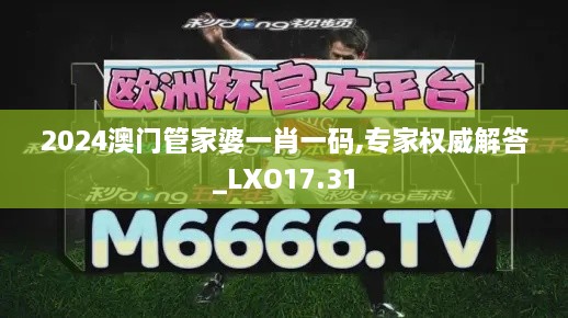 2024澳门管家婆一肖一码,专家权威解答_LXO17.31