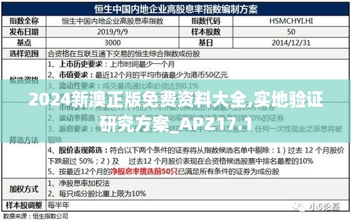 2024新澳正版免费资料大全,实地验证研究方案_APZ17.1