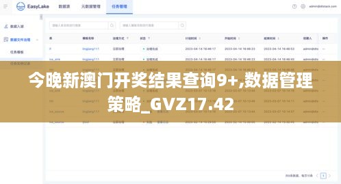 今晚新澳门开奖结果查询9+,数据管理策略_GVZ17.42