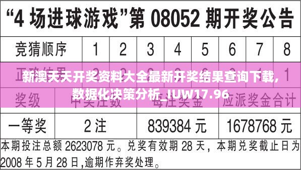 新澳天天开奖资料大全最新开奖结果查询下载,数据化决策分析_IUW17.96