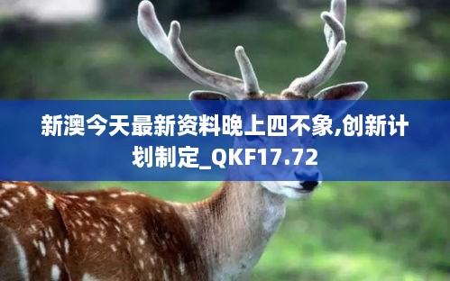 新澳今天最新资料晚上四不象,创新计划制定_QKF17.72