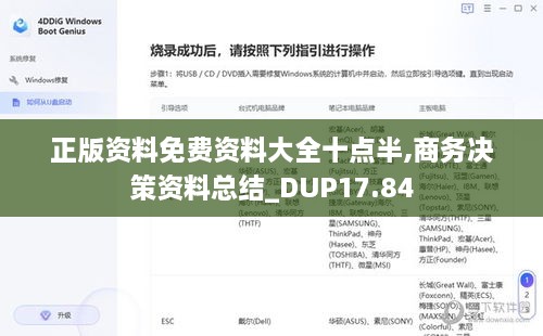 正版资料免费资料大全十点半,商务决策资料总结_DUP17.84