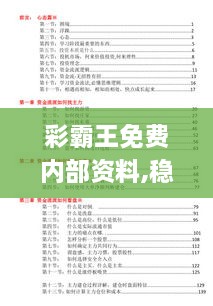 彩霸王免费内部资料,稳固计划实施_EHV18.40