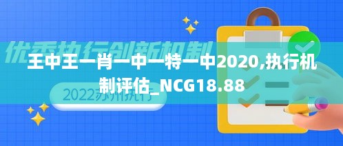 王中王一肖一中一特一中2020,执行机制评估_NCG18.88