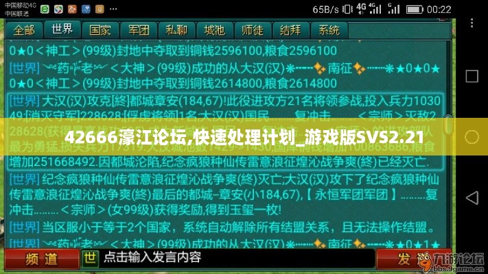 42666濠江论坛,快速处理计划_游戏版SVS2.21