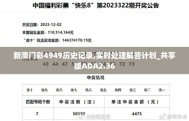 新澳门彩4949历史记录,实时处理解答计划_共享版ADA2.36