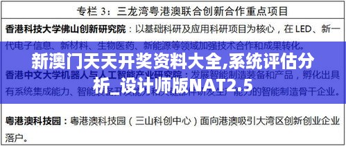 新澳门天天开奖资料大全,系统评估分析_设计师版NAT2.5