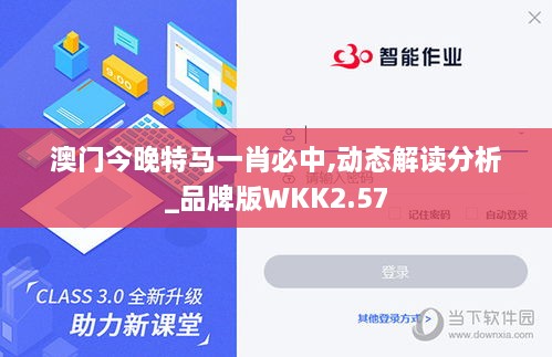 澳门今晚特马一肖必中,动态解读分析_品牌版WKK2.57