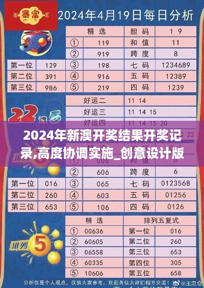 2024年新澳开奖结果开奖记录,高度协调实施_创意设计版HHJ9.59