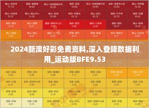 2024新澳好彩免费资料,深入登降数据利用_运动版BFE9.53