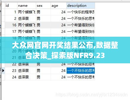 大众网官网开奖结果公布,数据整合决策_探索版NFR9.23