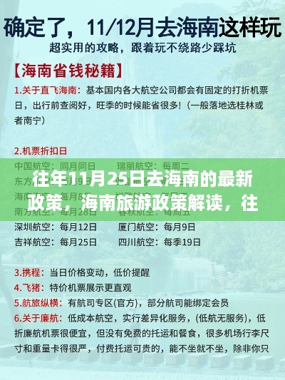 往年11月25日海南旅游政策解读与深度评测，最新政策实施效果分析