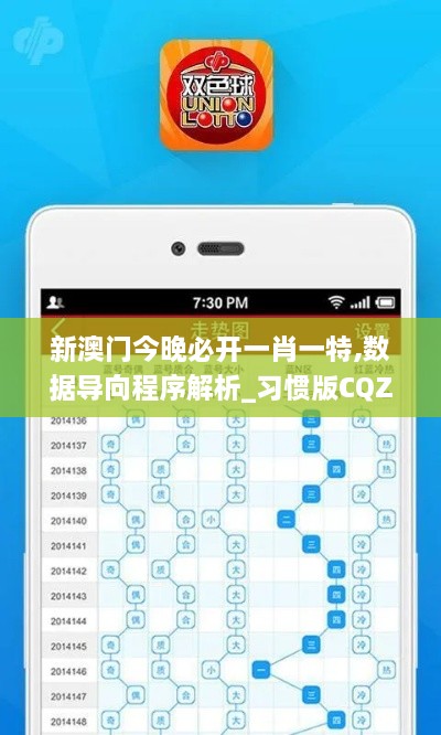 新澳门今晚必开一肖一特,数据导向程序解析_习惯版CQZ9.21