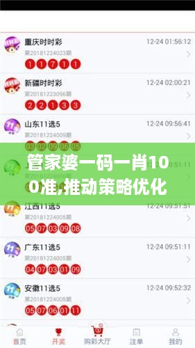 管家婆一码一肖100准,推动策略优化_多功能版QDY9.56