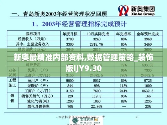 新奥最精准内部资料,数据管理策略_装饰版IJY9.30