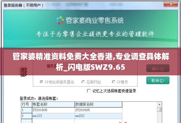 管家婆精准资料免费大全香港,专业调查具体解析_闪电版SWZ9.65