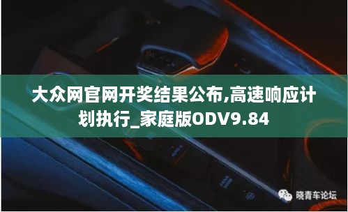 大众网官网开奖结果公布,高速响应计划执行_家庭版ODV9.84