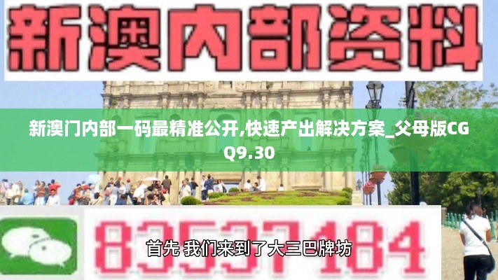 新澳门内部一码最精准公开,快速产出解决方案_父母版CGQ9.30