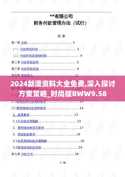 2024新澳资料大全免费,深入探讨方案策略_时尚版BWW9.58