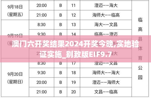 澳门六开奖结果2024开奖今晚,实地验证实施_别致版EIF9.7