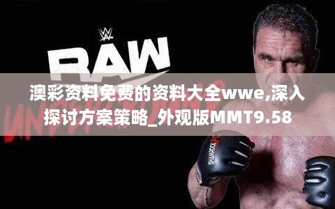 澳彩资料免费的资料大全wwe,深入探讨方案策略_外观版MMT9.58