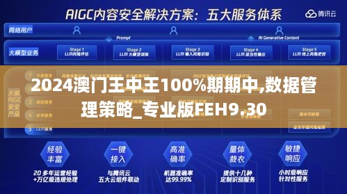 2024澳门王中王100%期期中,数据管理策略_专业版FEH9.30