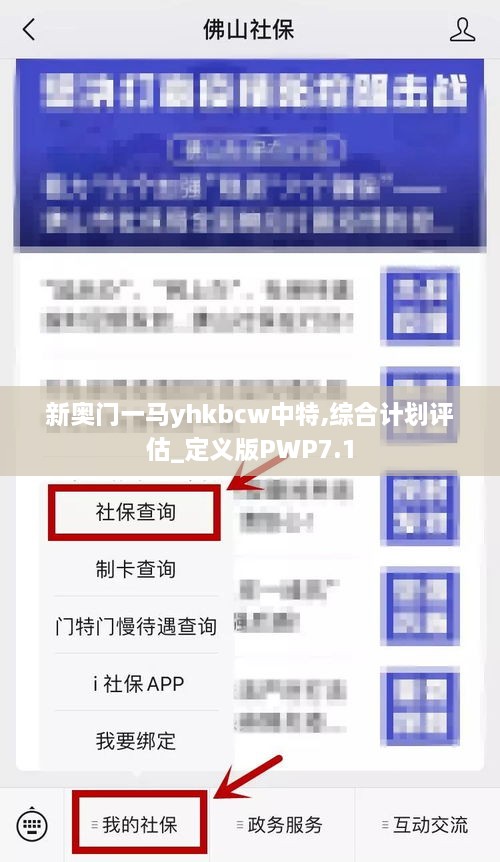 新奥门一马yhkbcw中特,综合计划评估_定义版PWP7.1