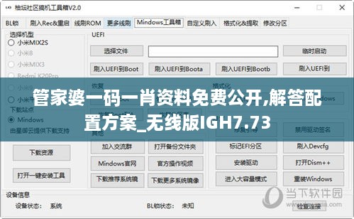 管家婆一码一肖资料免费公开,解答配置方案_无线版IGH7.73