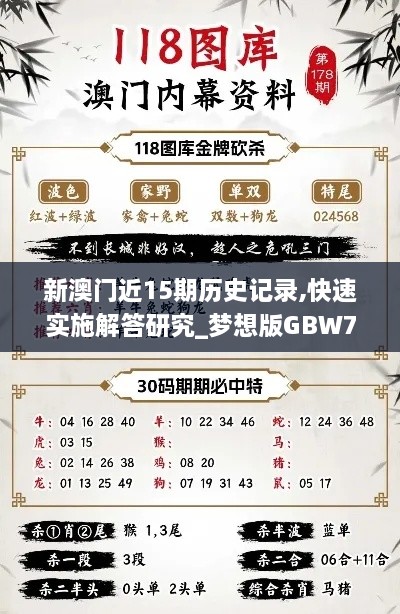 新澳门近15期历史记录,快速实施解答研究_梦想版GBW7.54