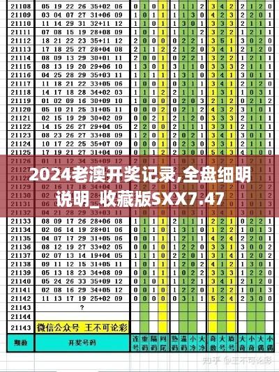 2024老澳开奖记录,全盘细明说明_收藏版SXX7.47