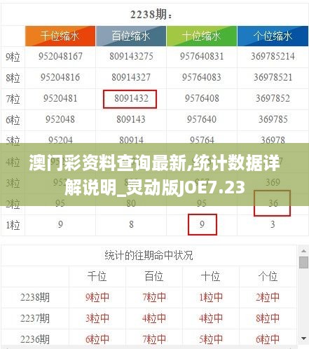 澳门彩资料查询最新,统计数据详解说明_灵动版JOE7.23