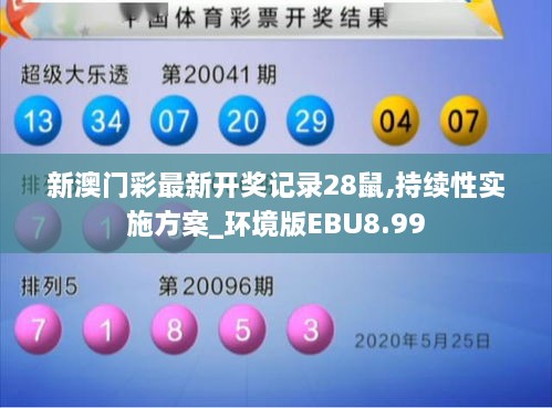 新澳门彩最新开奖记录28鼠,持续性实施方案_环境版EBU8.99