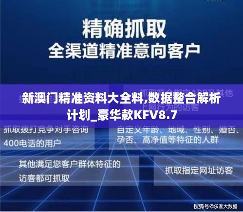 新澳门精准资料大全料,数据整合解析计划_豪华款KFV8.7