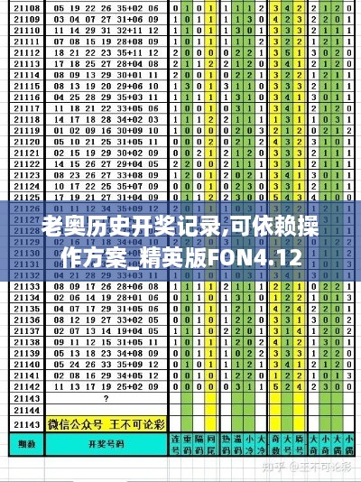 老奥历史开奖记录,可依赖操作方案_精英版FON4.12