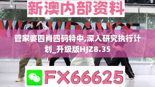 管家婆四肖四码特中,深入研究执行计划_升级版HJZ8.35