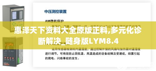 惠泽天下资料大全原版正料,多元化诊断解决_随身版LYM8.4