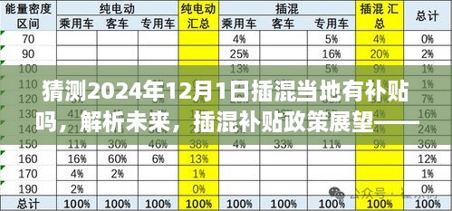 解析未来插混补贴政策，以2024年插混补贴展望为观察点，猜测当地是否有补贴政策延续延续至年底。